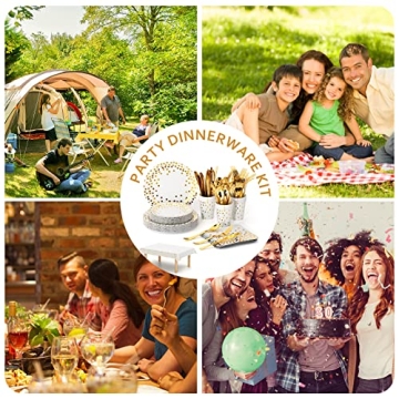 Dn Dennov Elegant Party Supplies for 20 Guests