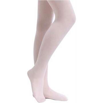 Stelle Girls Ultra Soft Pro Dance Tight - Ballet Footed for Kids