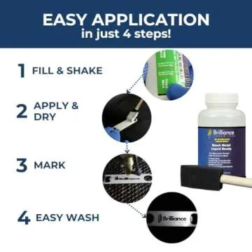 Liquid Ready Metal Marking Powder for Laser Inks - 120ml