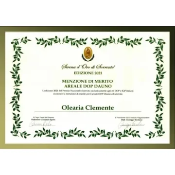 Clemente Extra Virgin Olive Oil | Organic & D.O.P. Certified