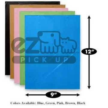 EZ 1000 Pet Dog Waste Poop Bags - Leak Proof & Easy Tear