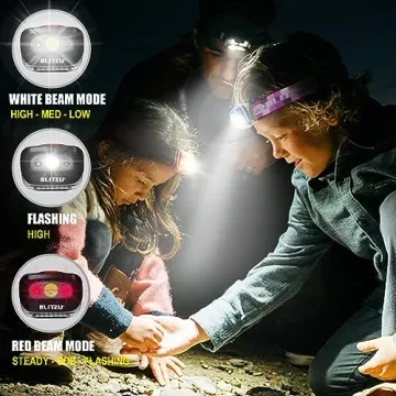 BLITZU 165 Lumen Waterproof Adjustable Headlamp Outdoor