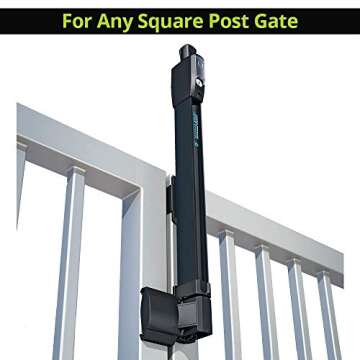 D&D Technologies ML3TPKA MagnaLatch Top Pull, Pool & Child Safety Magnetic Gate Latch and Lock, for Any Square Gate Frame and Post