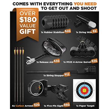 Creative XP Compound Bow Set for Hunting and Archery
