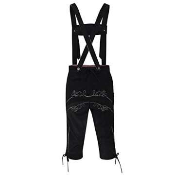 KOJOOIN Lederhosen Costume for Oktoberfest Men