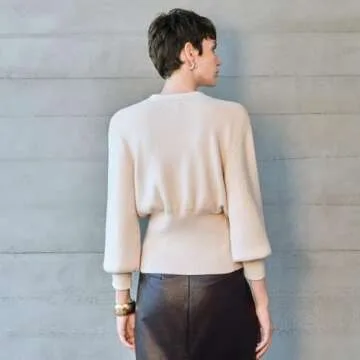 URBAN REVIVO Luxurious Women Knitted Cardigan for All Occasions