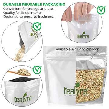 Tealyra Pure Lemongrass Herbal Tea for Wellness