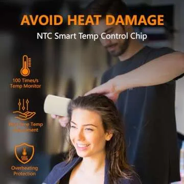 HRYCF Hair Dryer, Light Weights & Fast Drying Ionic Tool