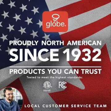 Globe Electric Black & Brass Pendant Light for Home