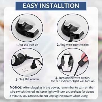 Portable Honoson Mini Craft Iron for DIY Projects and More