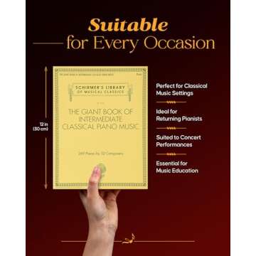 The Giant Book of Intermediate Classical Piano Music: Schirmer's Library of Musical Classics, Vol. 2139 (Schirmer's Library of Musical Classics, 2139)
