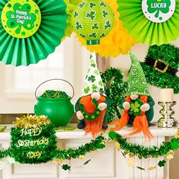 Stunning St Patricks Day Gnomes for Home Decor