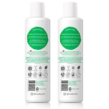 Fresh Monster 2-in-1 Kids Shampoo & Conditioner, Toxin-Free and Tear-Free Hair Care for Kids, Waterm...