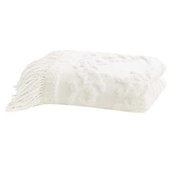 Madison Park Chenille Throw Blanket - Elegant Cottage Decor