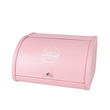 Stylish KL X458 Pink Bread Box for Fresh Bakery Items