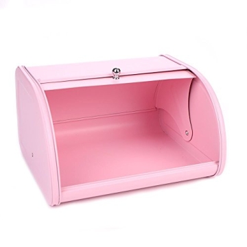 Stylish KL X458 Pink Bread Box for Fresh Bakery Items