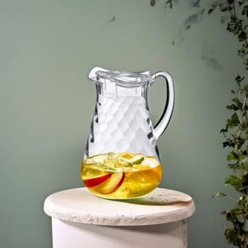 Amazing Abby Acrylic Pitcher - Stylish 64 oz Water Jug