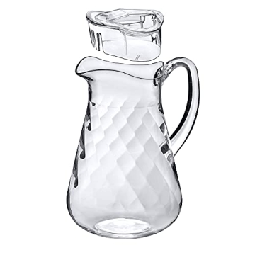 Amazing Abby Acrylic Pitcher - Stylish 64 oz Water Jug
