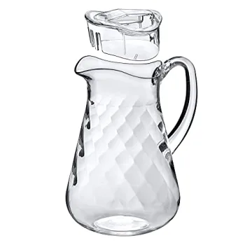 Amazing Abby Acrylic Pitcher - Stylish 64 oz Water Jug