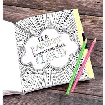 Love Is Like a Rainbow Watercolor Coloring Book