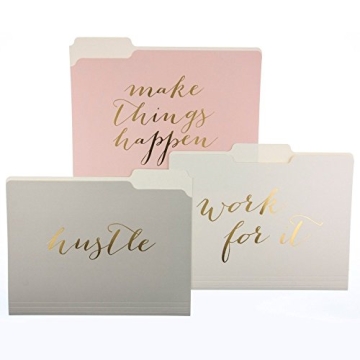 Chic Graphique Designer File Folders - Stylish Organization