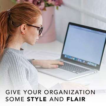 Graphique Chic File Folders Set - Stylish Office Organizers