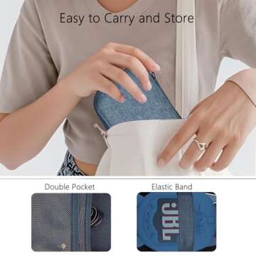 Durable Silicone Cover and Hard Case for JBL Clip 5