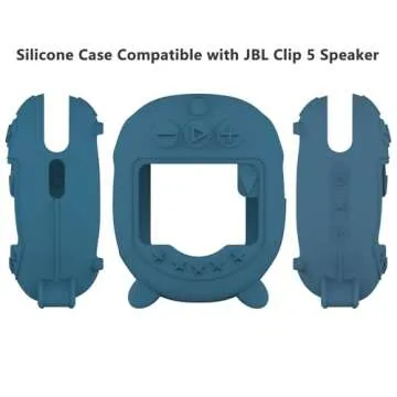 Durable Silicone Cover and Hard Case for JBL Clip 5