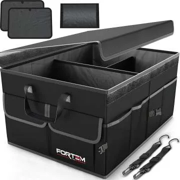 FORTEM Car Trunk Organizer - Foldable & Collapsible Storage