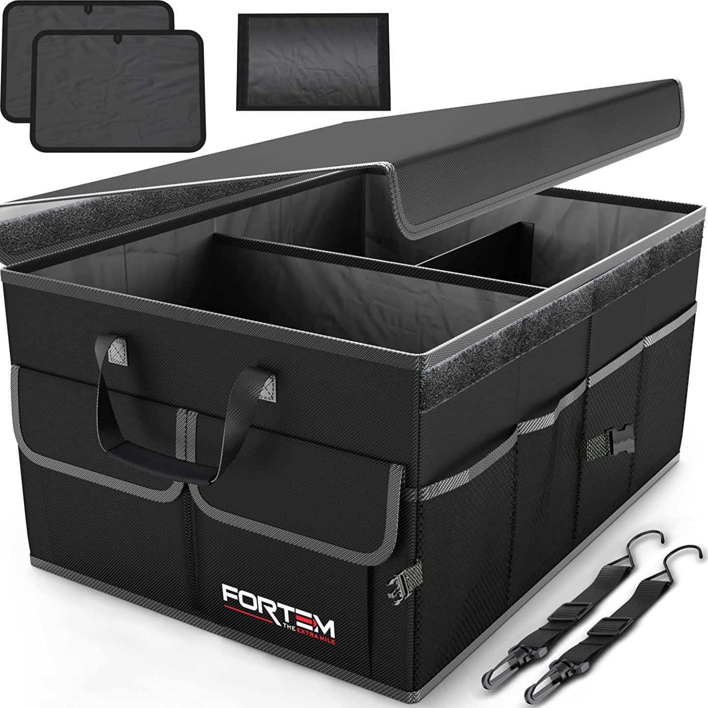 FORTEM Car Trunk Organizer - Foldable & Collapsible Storage