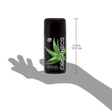 WET Wet Organics Aloe Based 5.0 Fl Oz Lube, Lubricant Ounce for Men, Women and Couples