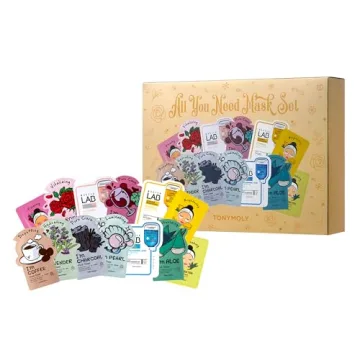 TONYMOLY All You Need Mask Set - Radiance, Elasticity, Hydration & Pore Care | Professional Skin Car...