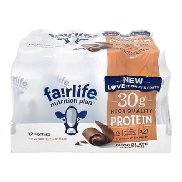 Fairlife High Protein Chocolate Shake 30g, Gelatin Free - 12 Pack