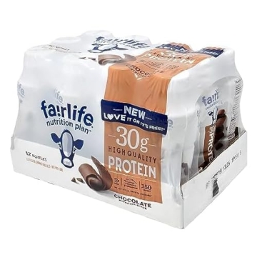 High Protein Chocolate Shake - Fairlife 30g, 12 Pack