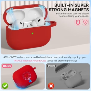 Stylish Soft Silicone AirPods Pro Case with Cleaning Kit & Keychain