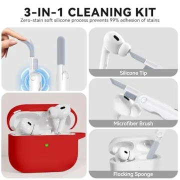 Chic AirPods Pro Silicone Case with Cleaning Kit