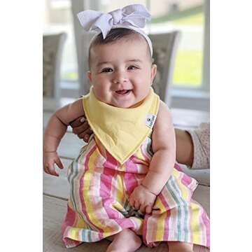 DiaperSquad Baby Bibs 10-Pack for Drooling & Teething