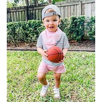 DiaperSquad Baby Bibs 10-Pack for Drooling & Teething