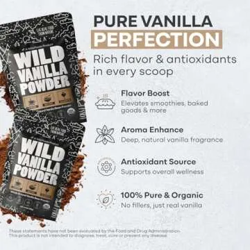 Wild Foods Vanilla Bean Powder for Cooking and Baking