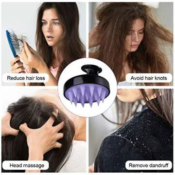 HAWATOUR Hair Scalp Massager for Healthy Hair Care