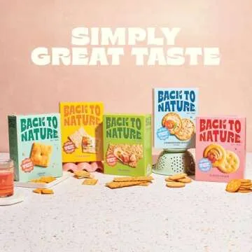 Back to Nature Gluten Free Crackers, Multi-Seed Rice Thins - Dairy Free, Non-GMO, Made with Whole Grain Brown Rice Flour, Delicious & Quality Snacks, 4 Ounce​ (Pack of 12)