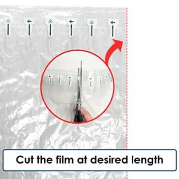 Innovative Haus 10 Inch x 144 Feet Inflatable Bubble Cushioning Wrap with Free Pump - Air Pillows for Shipping - Column Wrap for Heavy Duty Packing and Shipping Packaging