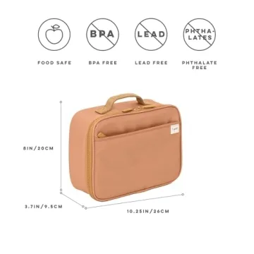 3 Sprouts Insulated Kids Lunch Bag for School