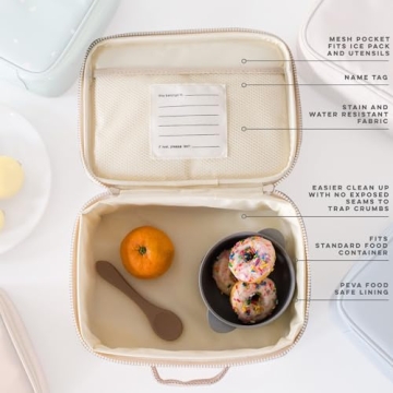 3 Sprouts Insulated Kids Lunch Bag for School