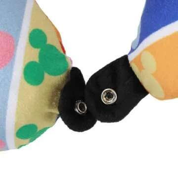 Bioworld Minnie Mouse Kids Travel Set with Pillow & Eye Mask