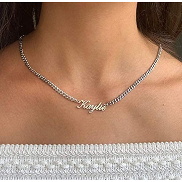 Personalized Name Necklace for Women - Custom 925 Silver Gift