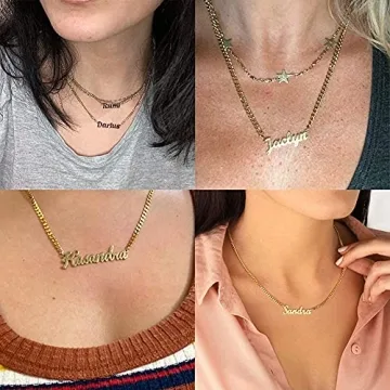 Personalized Name Necklace for Women - Custom 925 Silver Gift