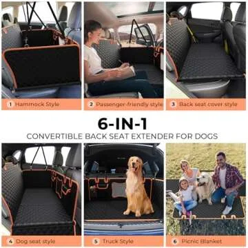 Mildly Home Dog Car Seat Cover - Waterproof & Comfortable