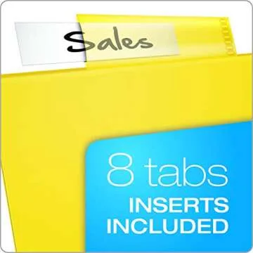 Oxford Expanding Plastic Binder Dividers, Divider for 3 Ring Binder, Flexible Front Expanding Pockets, 8 Tab, Insertable Multicolor Tabs, Letter Size, 3 Sets (89605)