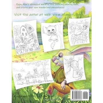 Alice in Wonderland: A Whimsical Coloring Book for Adults